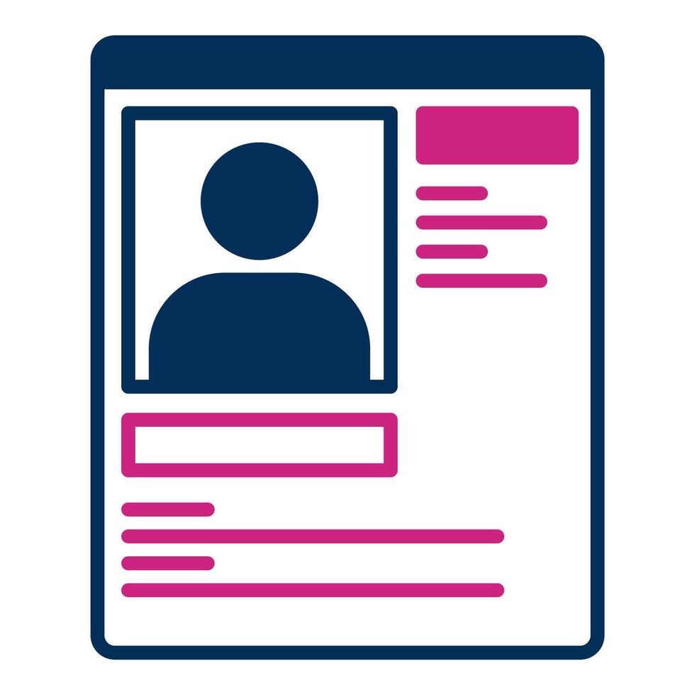 profile data icon, judge and court tools icon vector