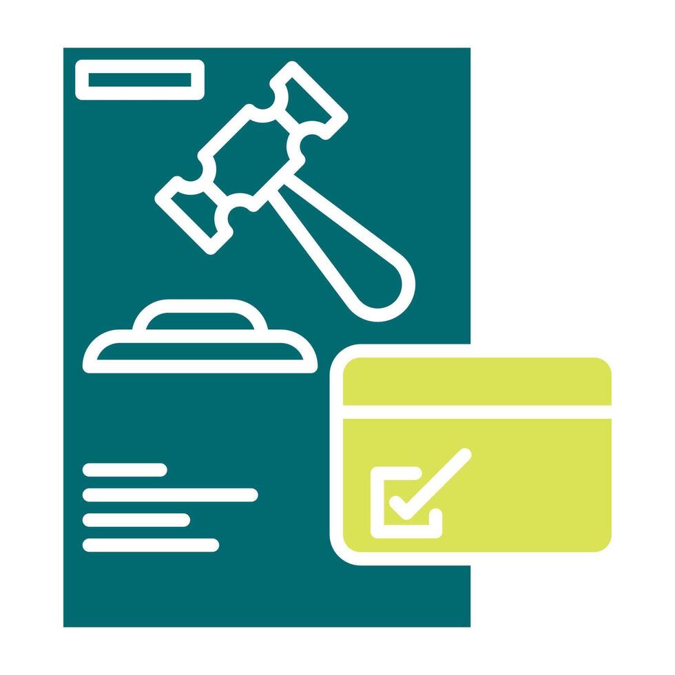 court schedule icon, judge and court tools icon vector