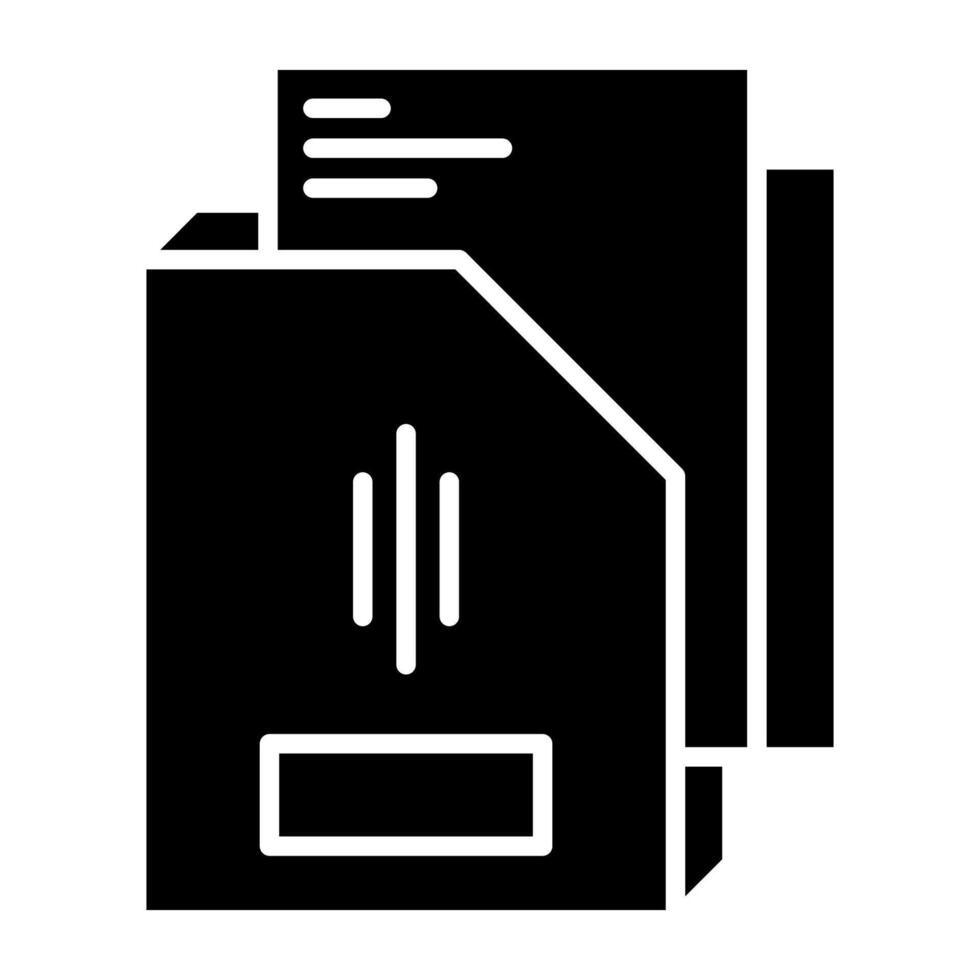 folder and document, bookkeeping and business icon vector