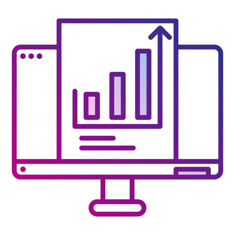 profit rising, bookkeeping and business icon vector