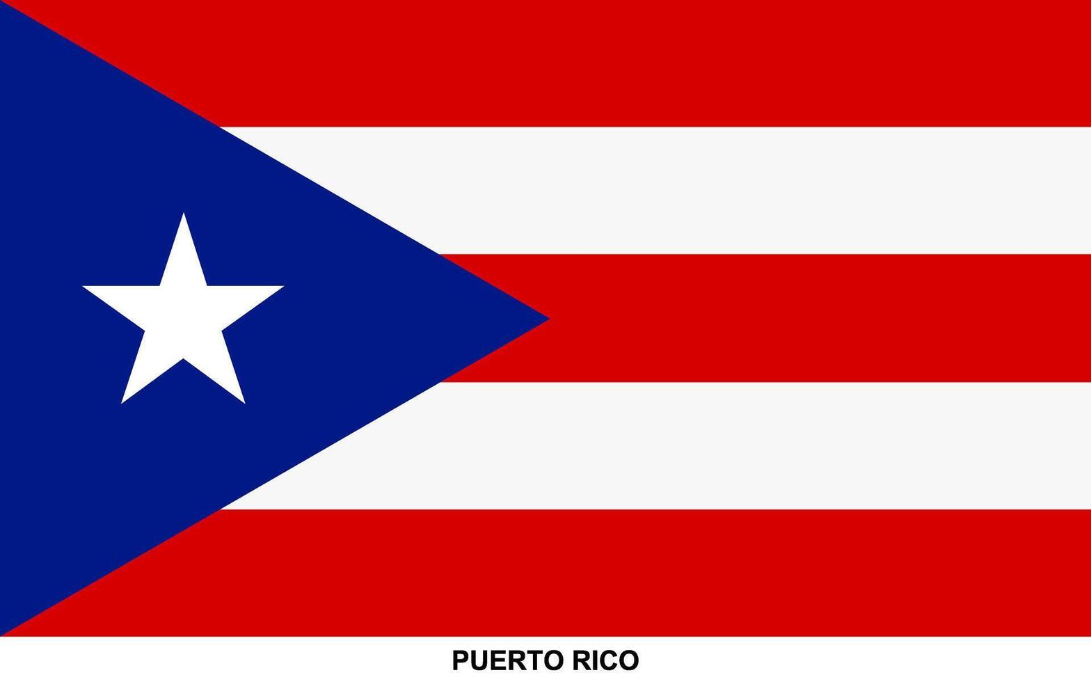 Flag of PUERTO RICO, PUERTO RICO national flag vector