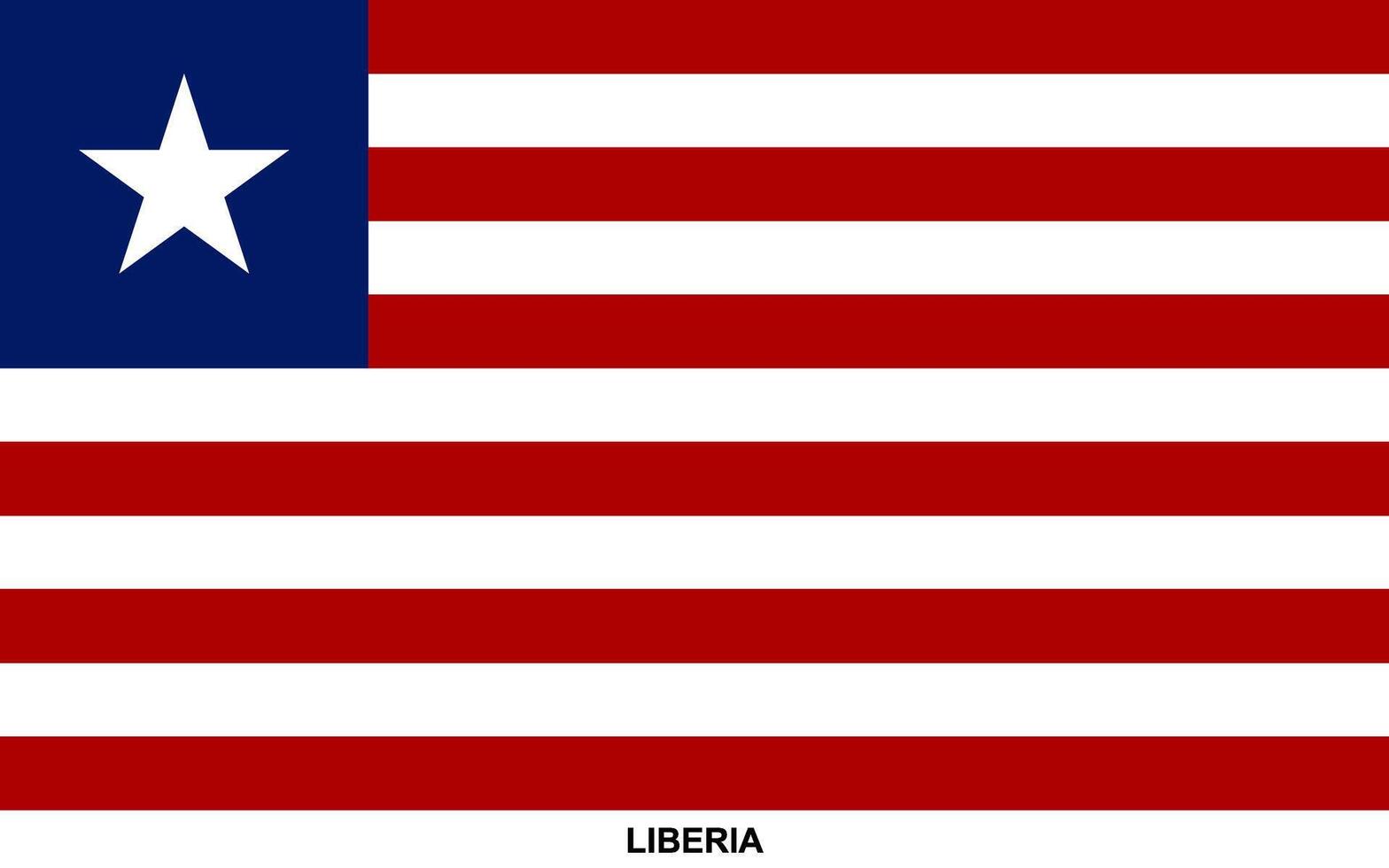 Flag of LIBERIA, LIBERIA national flag vector