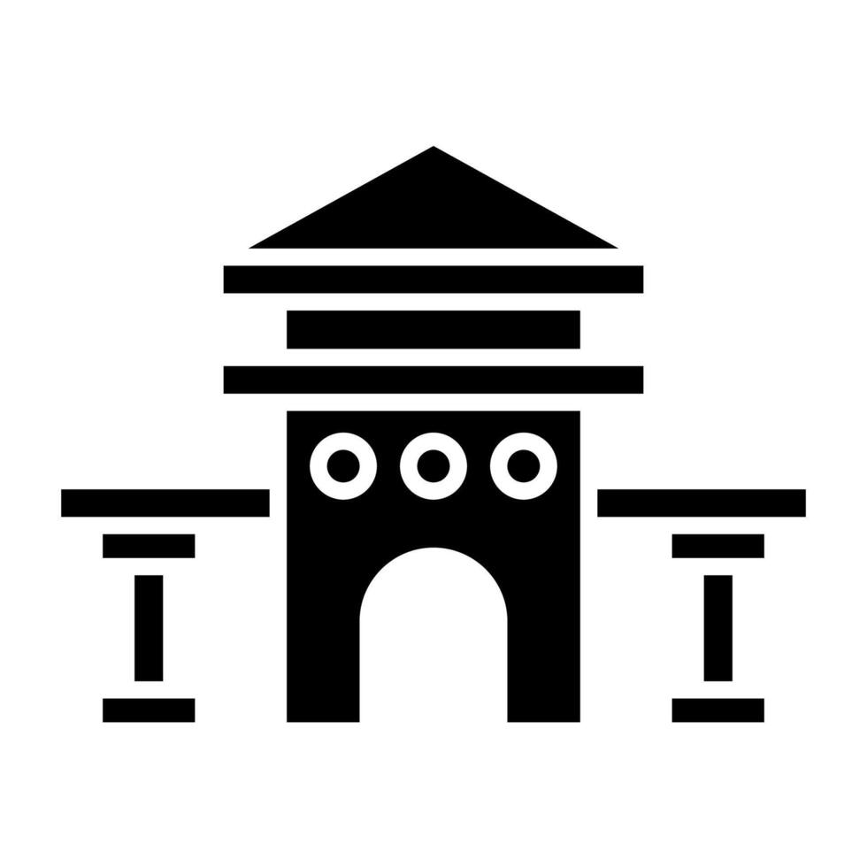 courthouse icon, judge and court tools icon vector