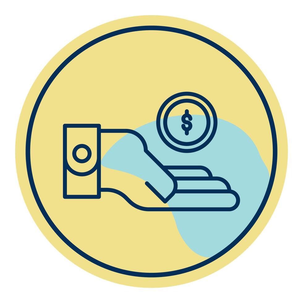 accept bribe icon, judge and court tools icon vector