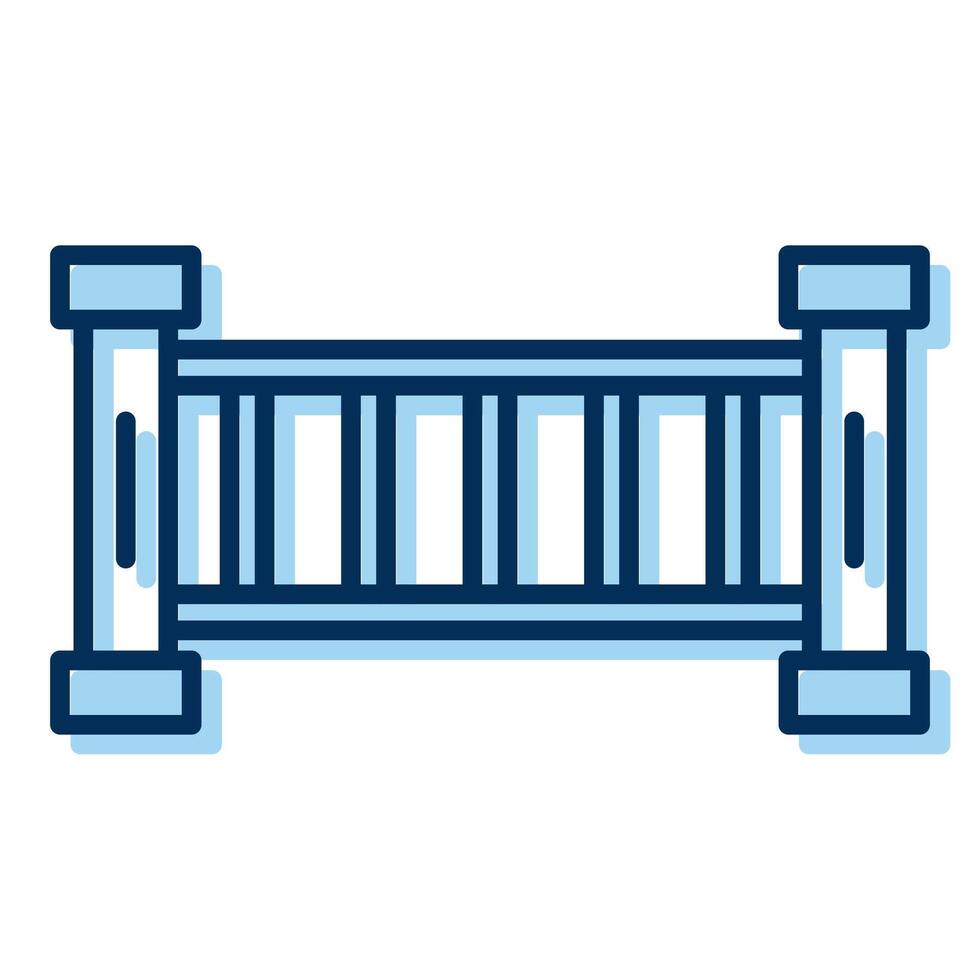 court room divider icon, judge and court tools icon vector