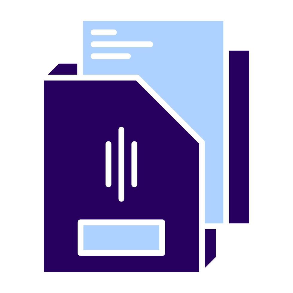 folder and document, bookkeeping and business icon vector