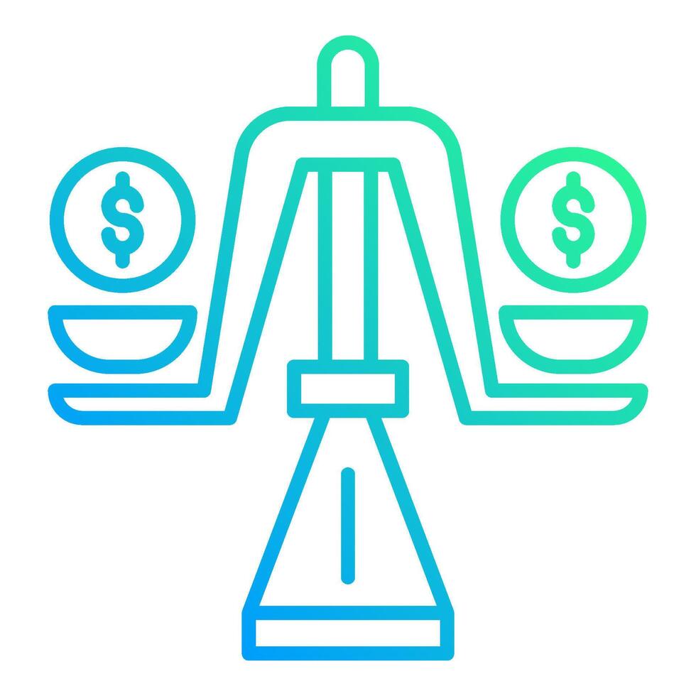 weighing icon, bookkeeping and business icon vector