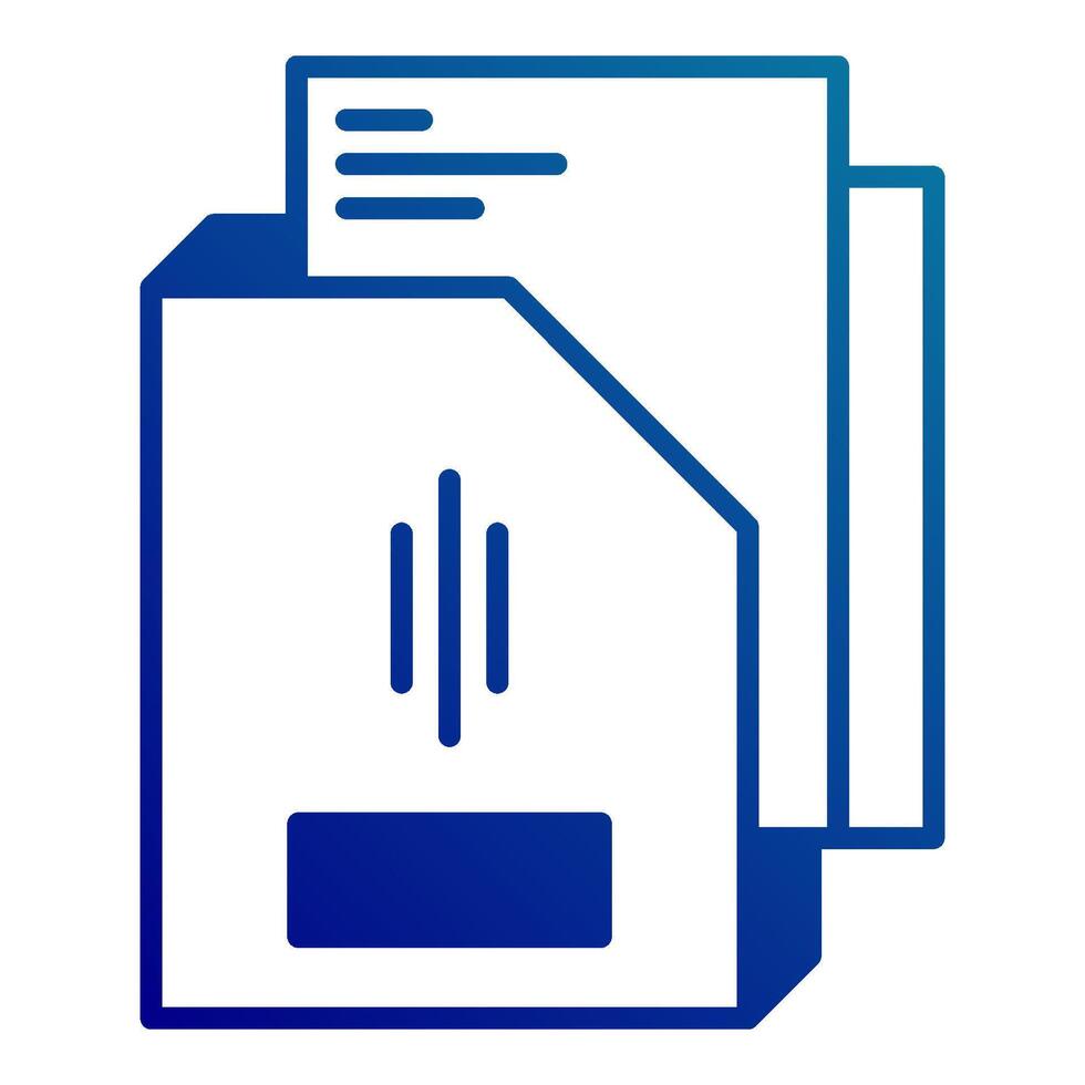 folder and document, bookkeeping and business icon vector