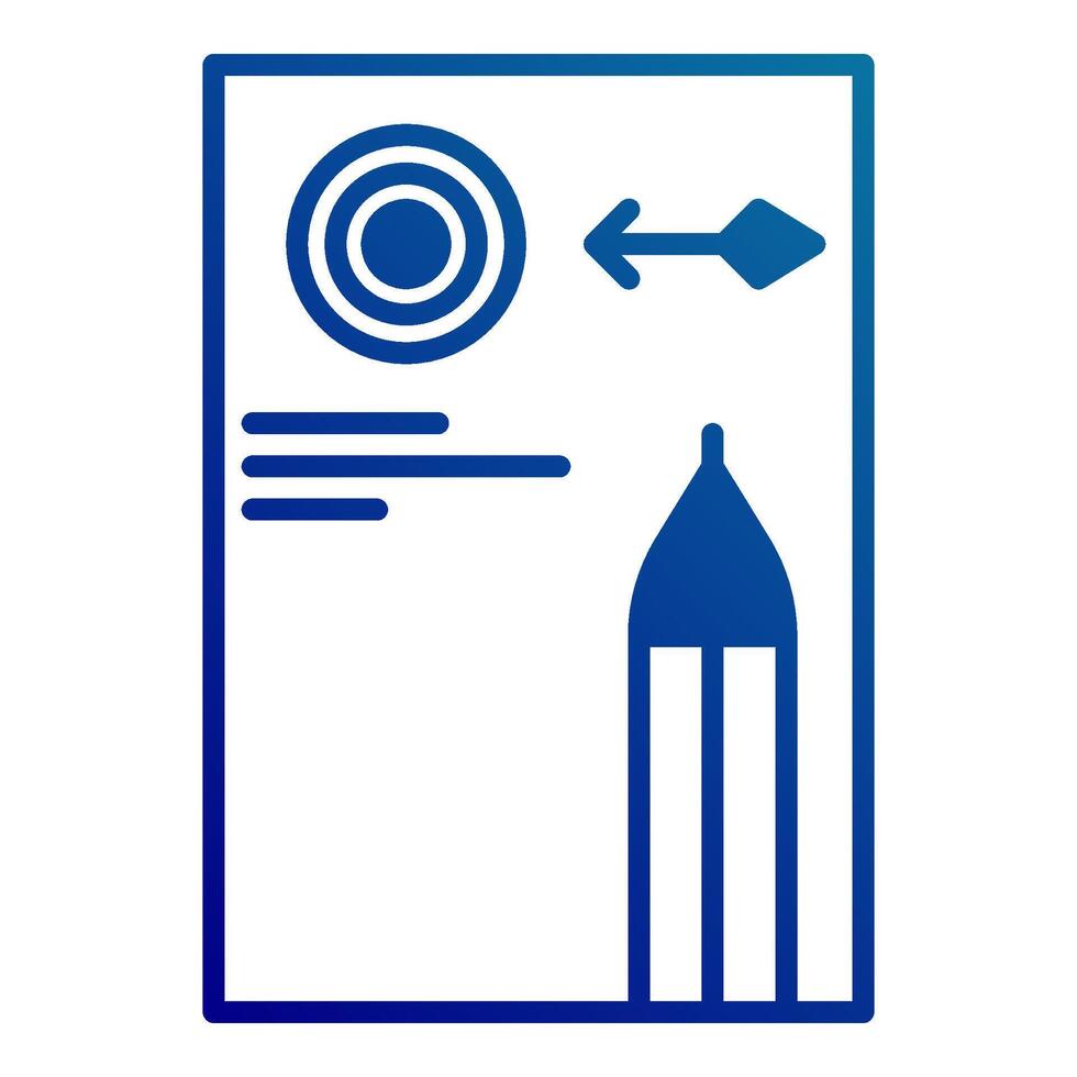 target icon, bookkeeping and business icon vector