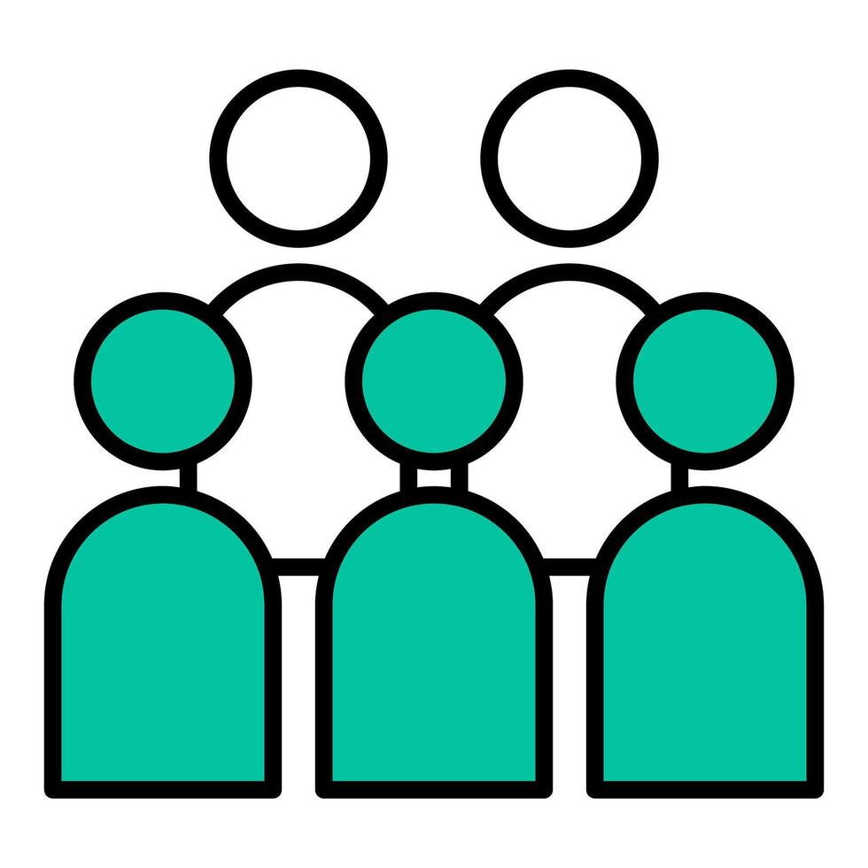 trial audience icon, judge and court tools icon vector
