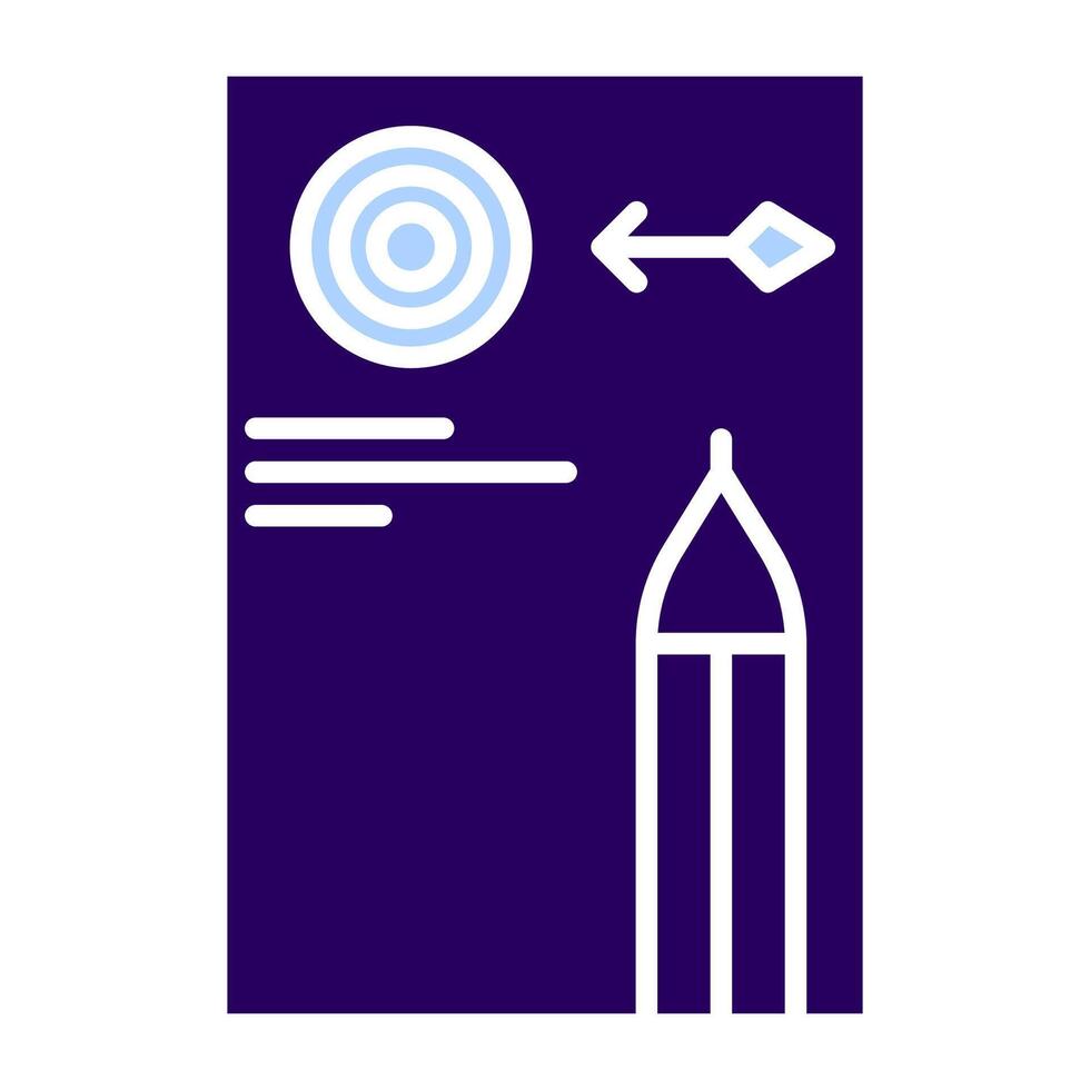 target icon, bookkeeping and business icon vector