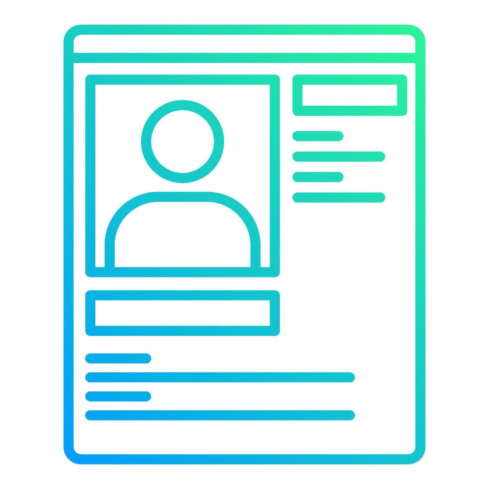 profile data icon, judge and court tools icon vector