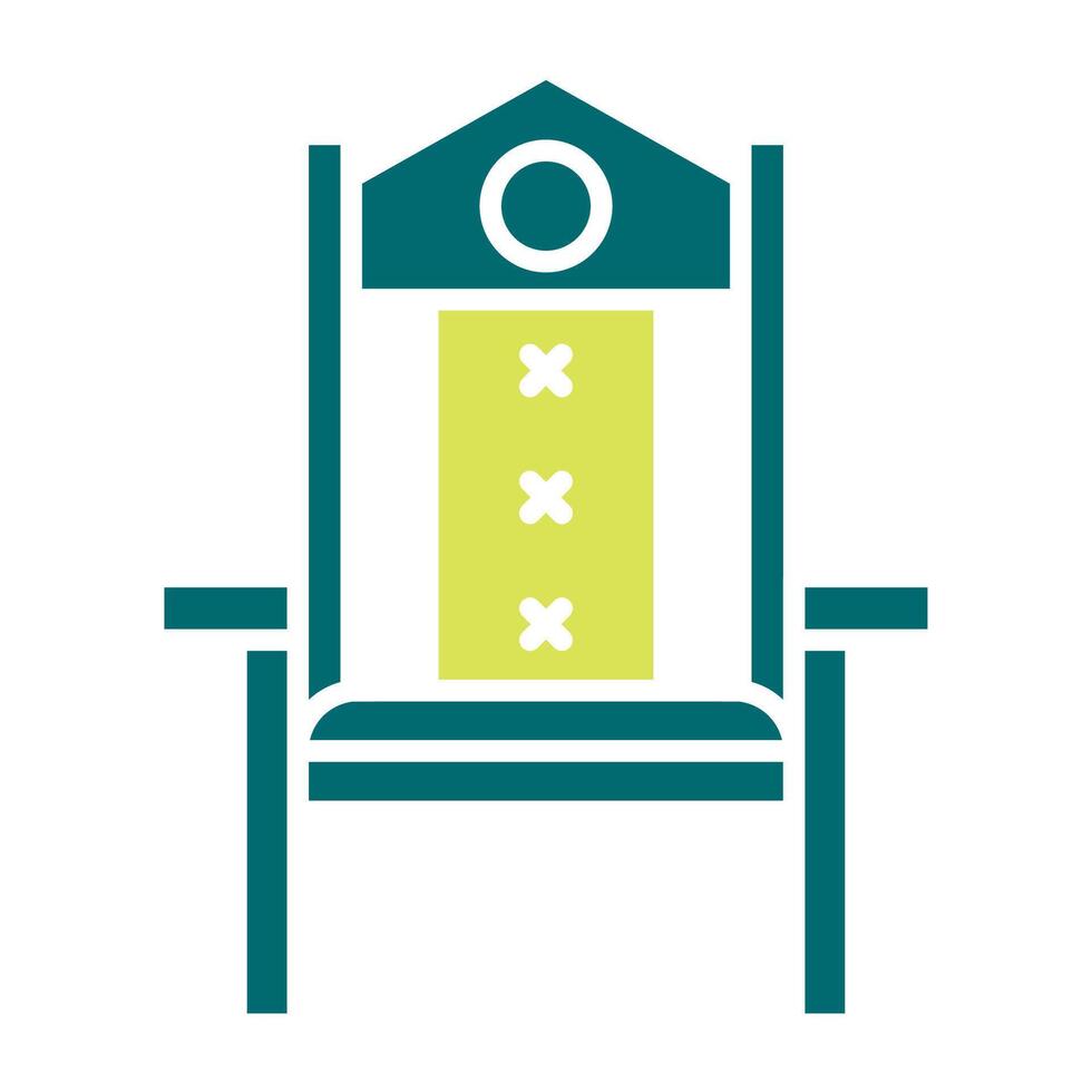 office chair icon, judge and court tools icon vector