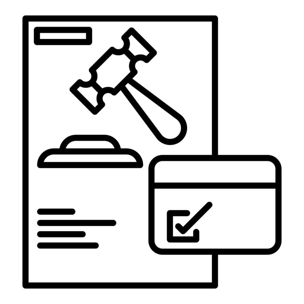 court schedule icon, judge and court tools icon vector