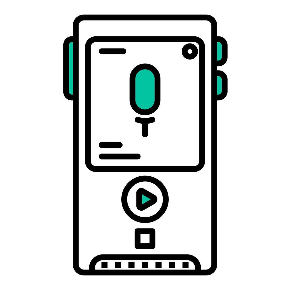 trial recorder icon, judge and court tools icon vector