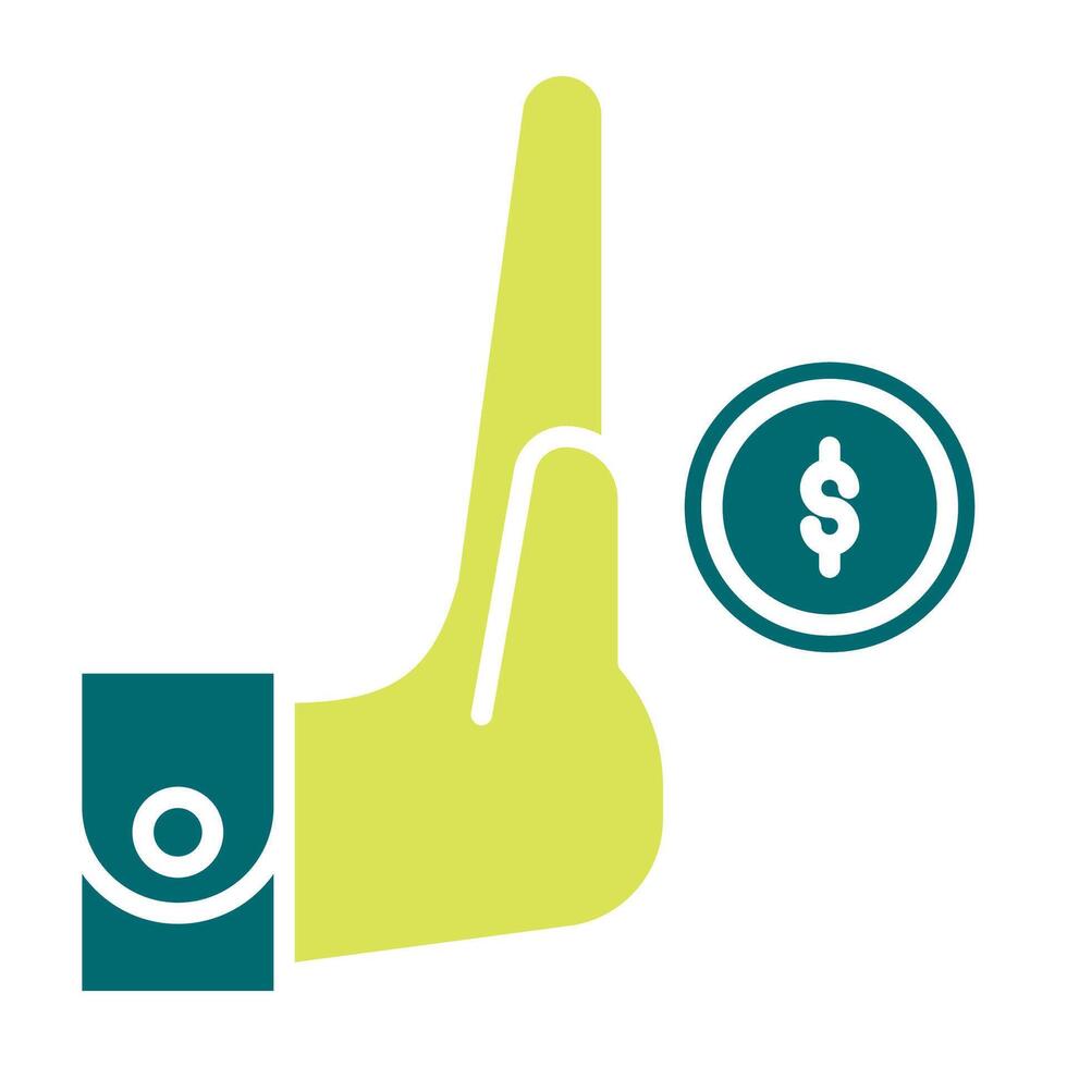 refuse bribe icon, judge and court tools icon vector