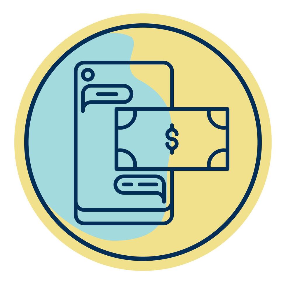 report book and money, bookkeeping and business icon vector