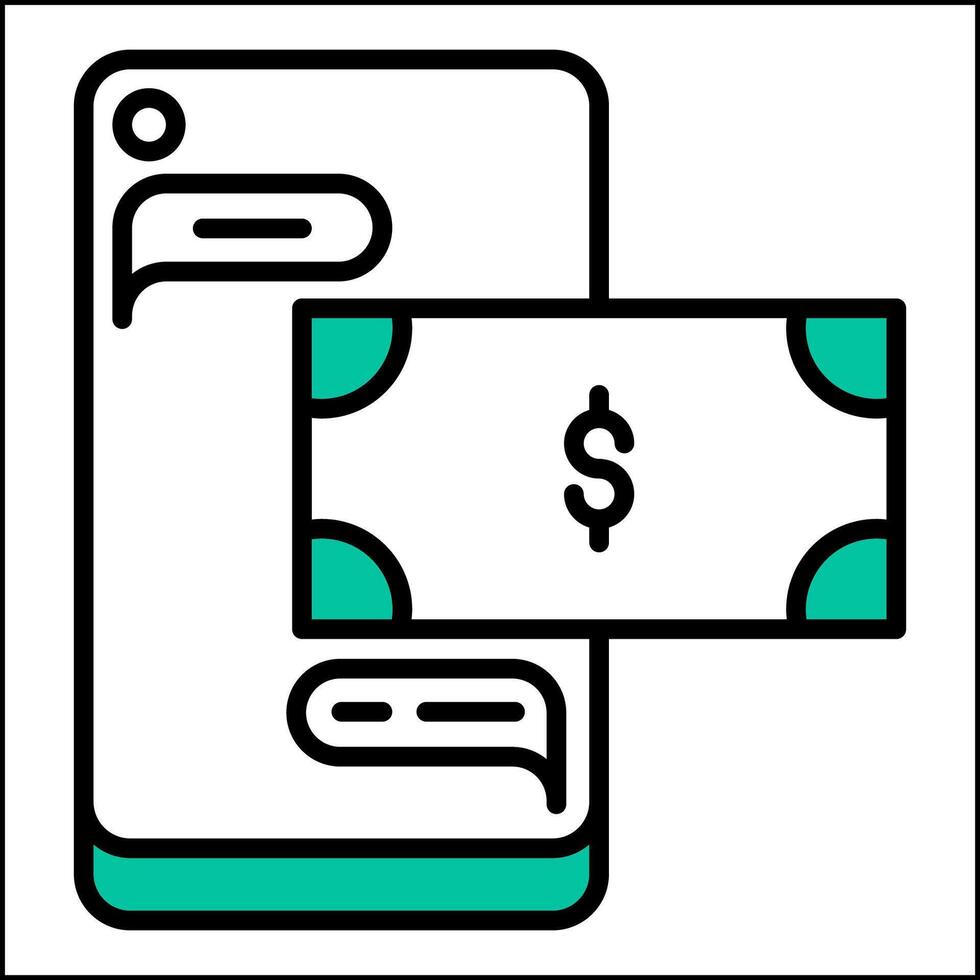 report book and money, bookkeeping and business icon vector