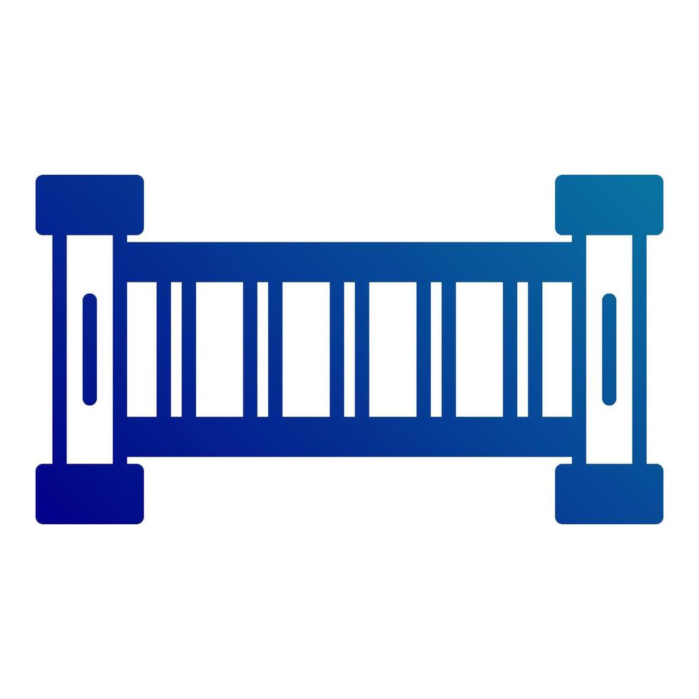 court room divider icon, judge and court tools icon vector