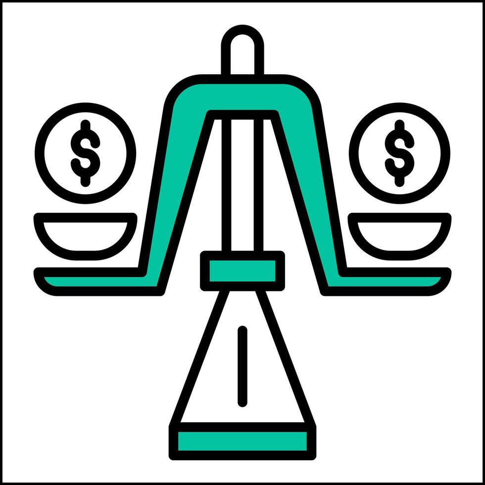 weighing icon, bookkeeping and business icon vector