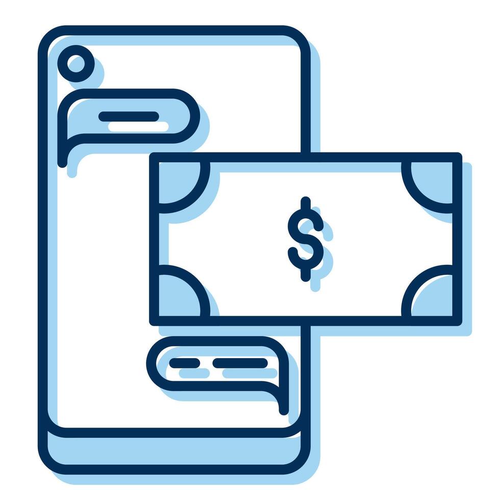 report book and money, bookkeeping and business icon vector