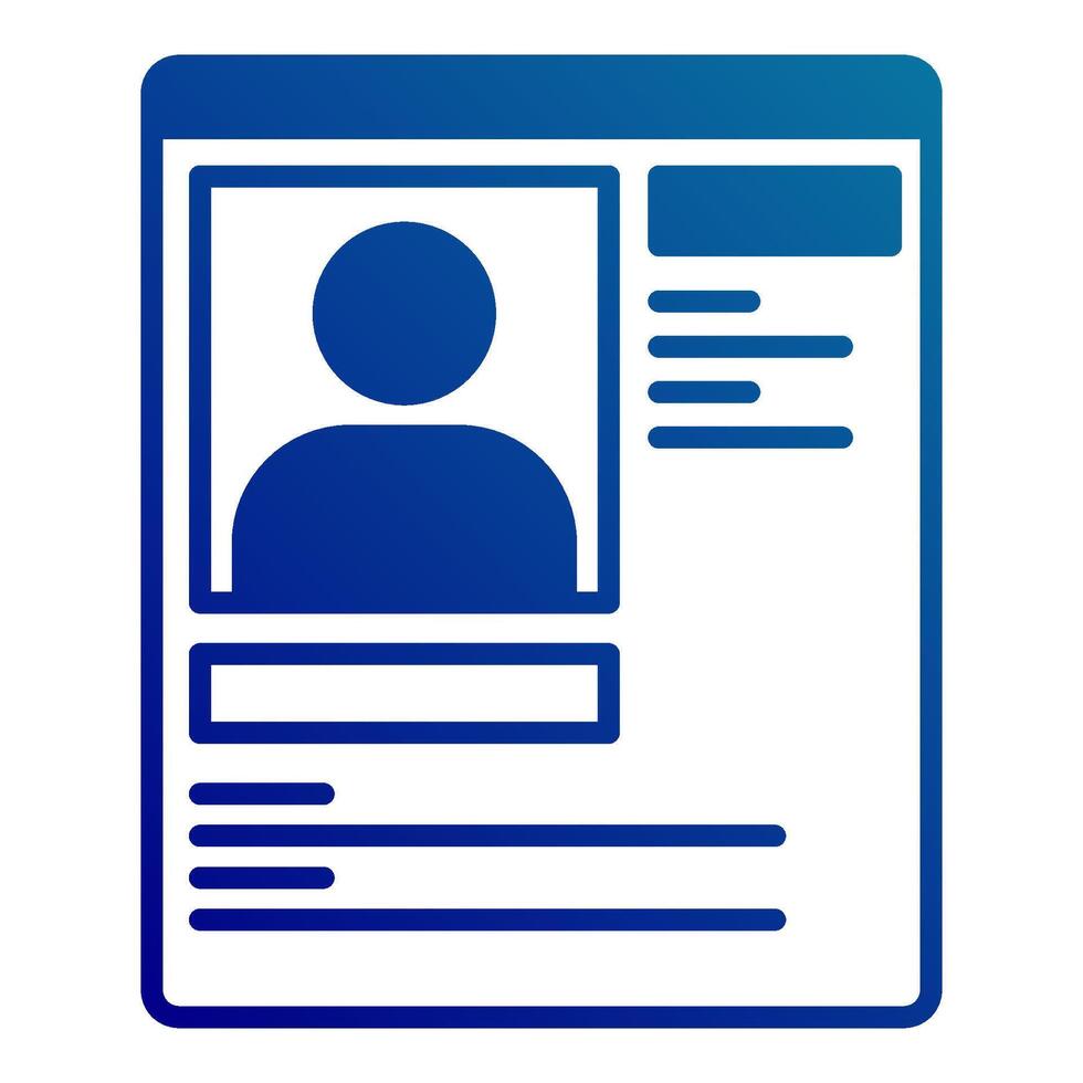 profile data icon, judge and court tools icon vector