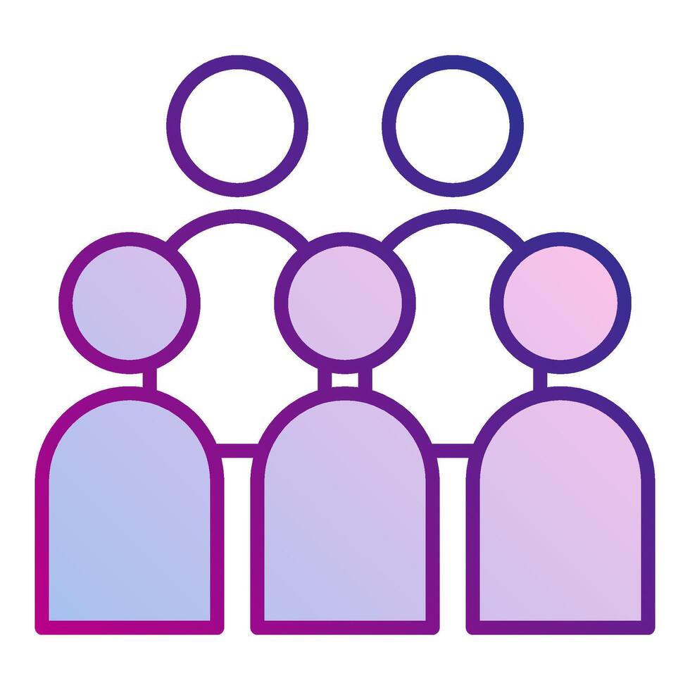 trial audience icon, judge and court tools icon vector