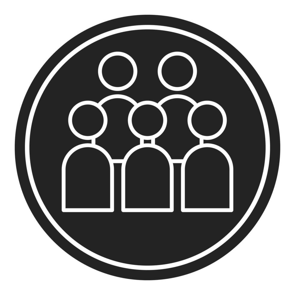 trial audience icon, judge and court tools icon vector