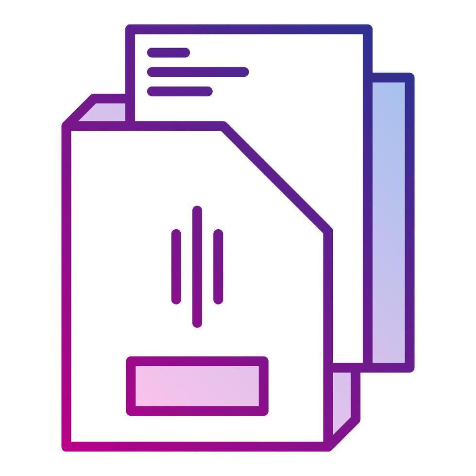 folder and document, bookkeeping and business icon vector