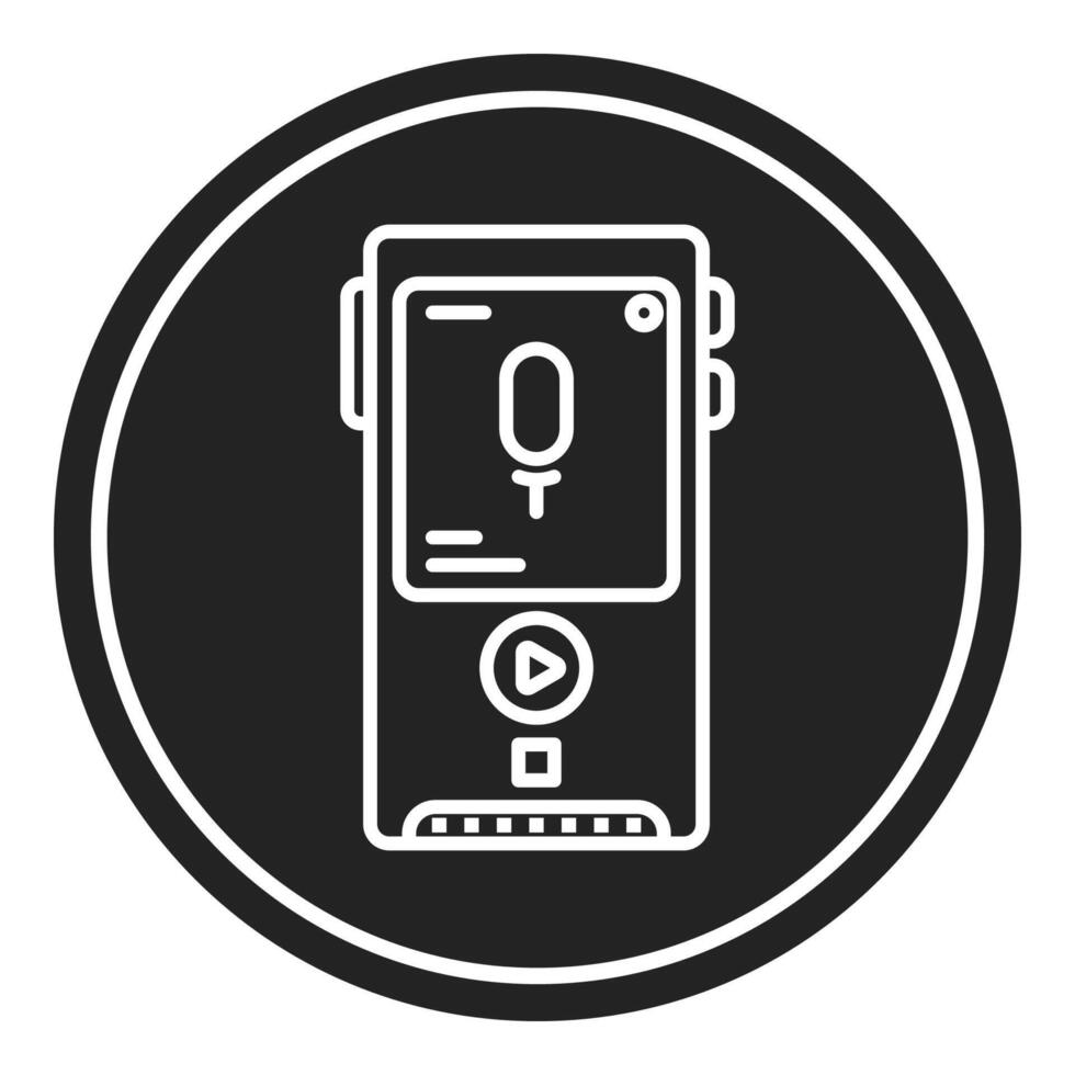 trial recorder icon, judge and court tools icon vector