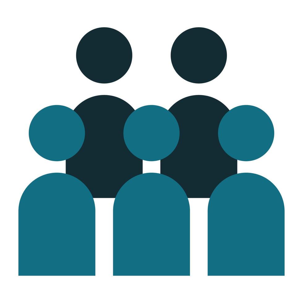trial audience icon, judge and court tools icon vector