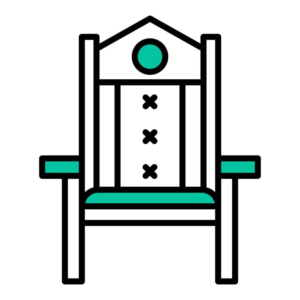 office chair icon, judge and court tools icon vector