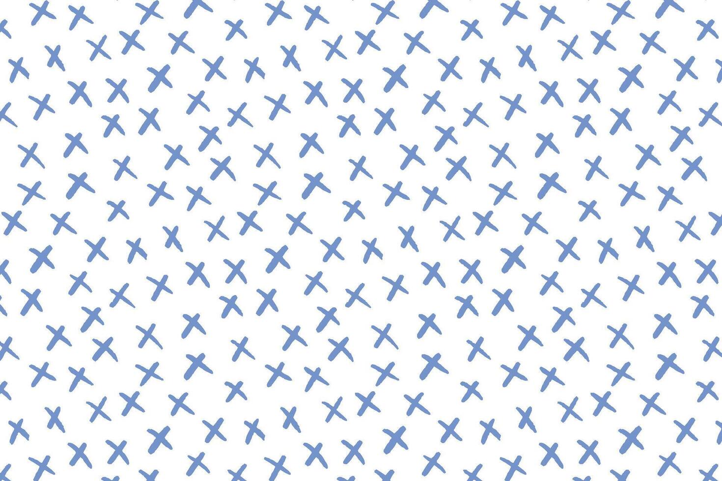 Seamless background pattern with geometric shapes purple cross. The template is evenly filled with black plus symbols. illustration on a white background vector
