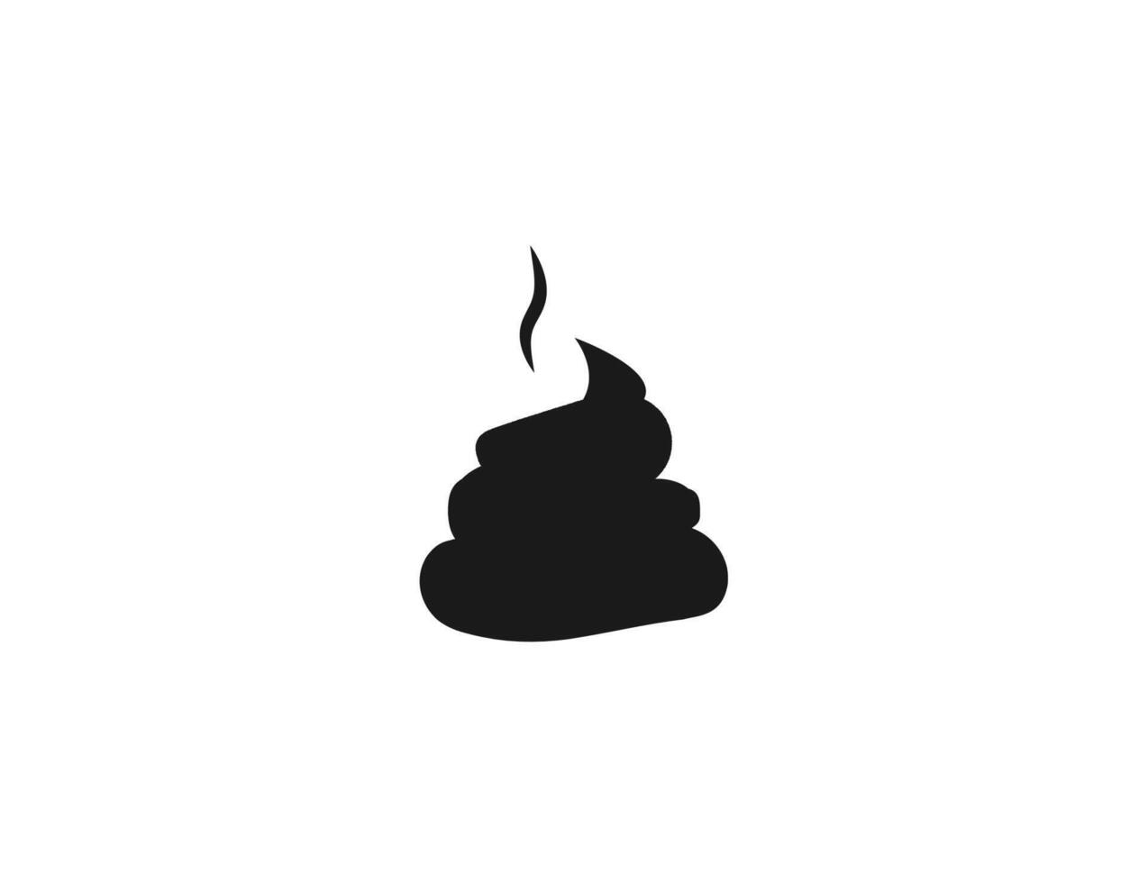 Poop, crap icon. illustration., flat design. vector