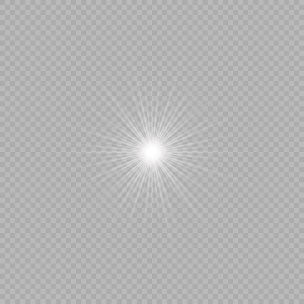 Light effect of lens flares vector