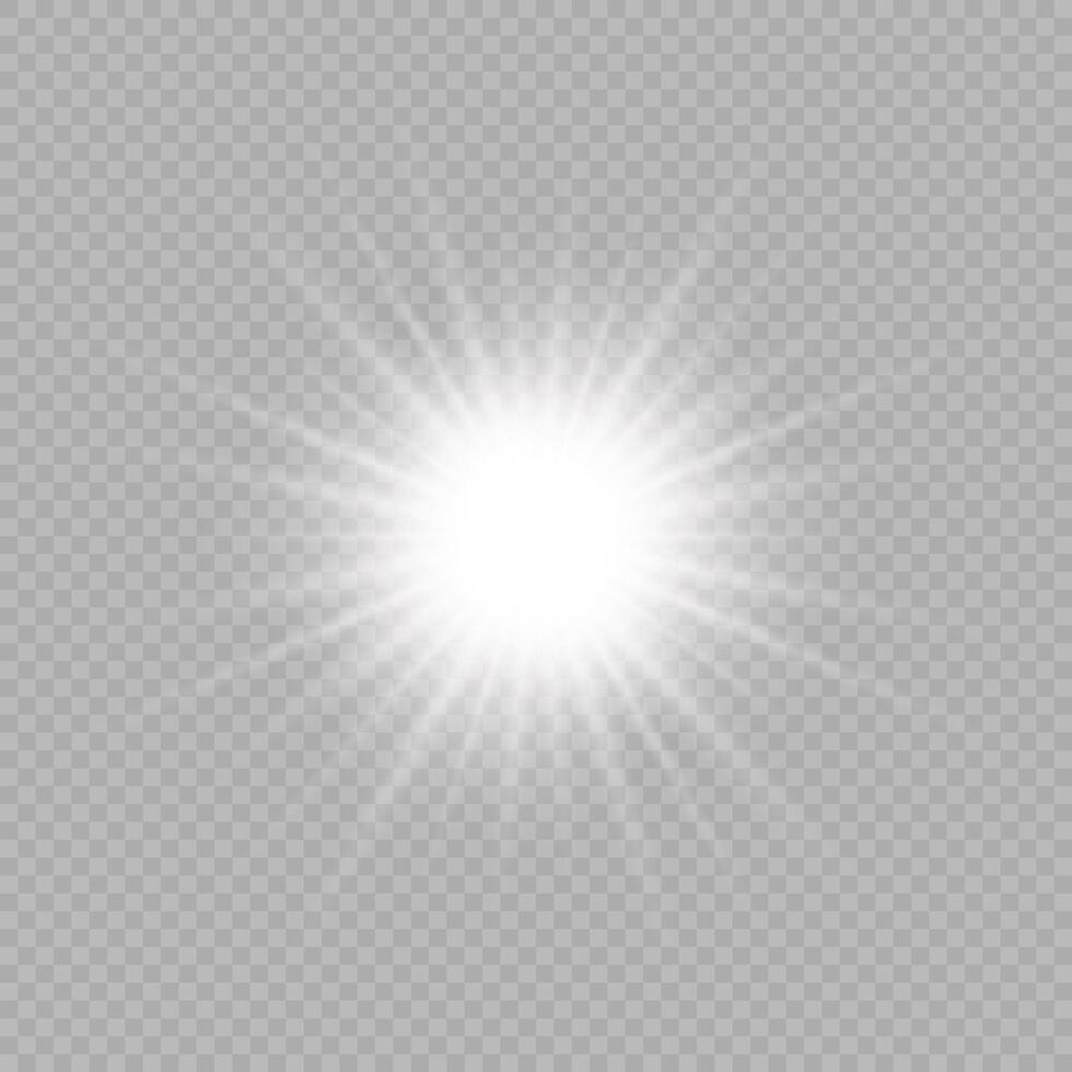 Light effect of lens flares vector