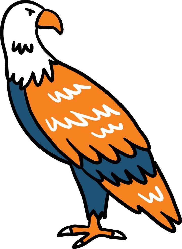 A bird with black beak and feet is flying in the air vector