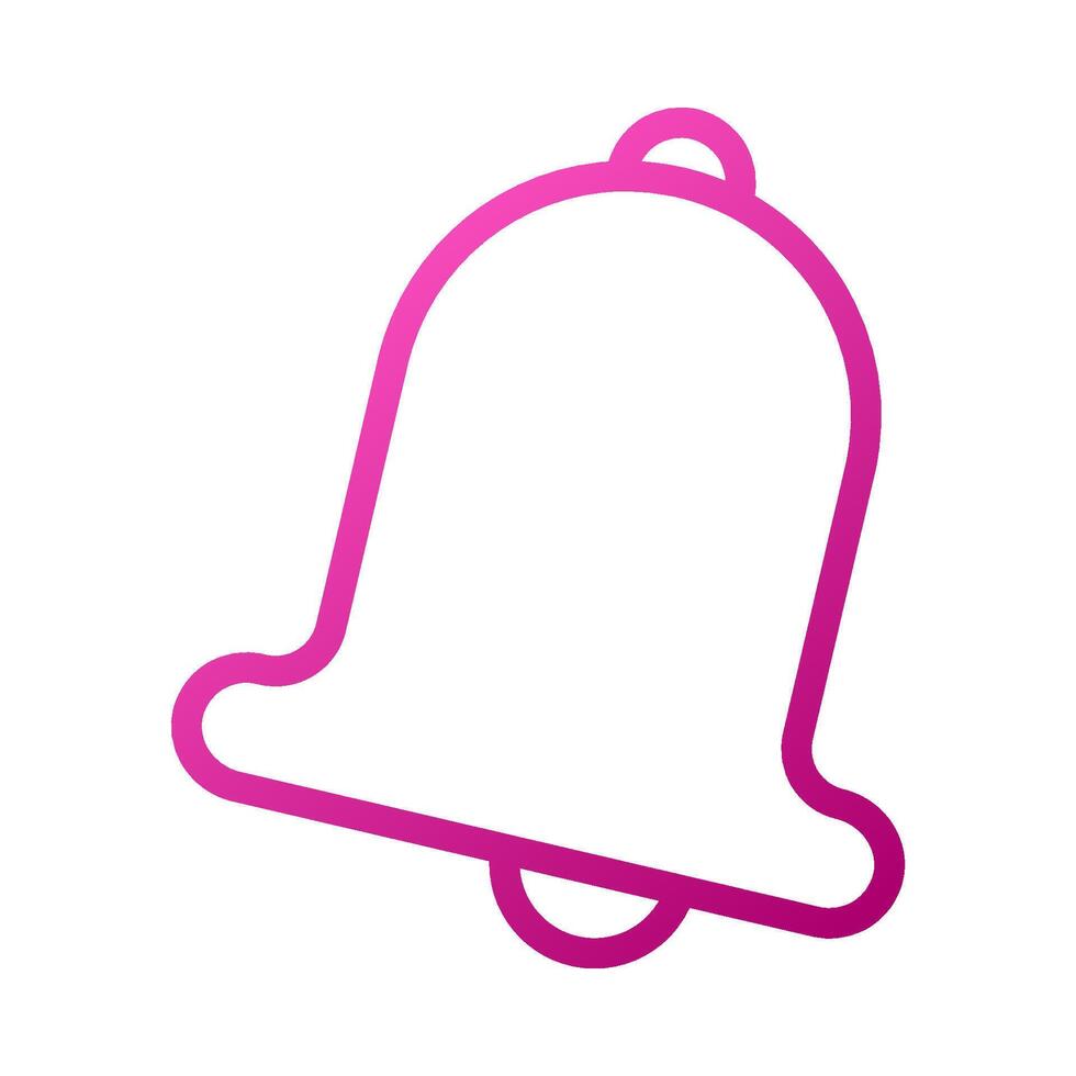 Bell Element gradient pink easter illustration vector