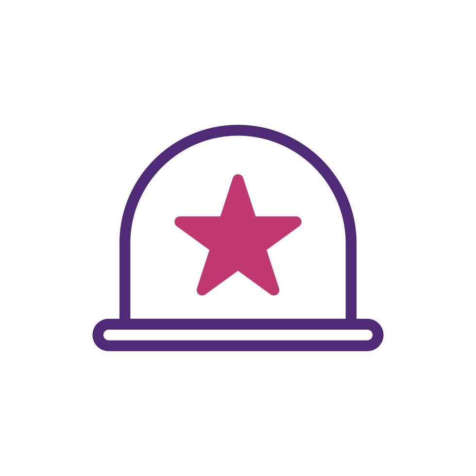 Helmet Element duotone purple pink military illustration vector