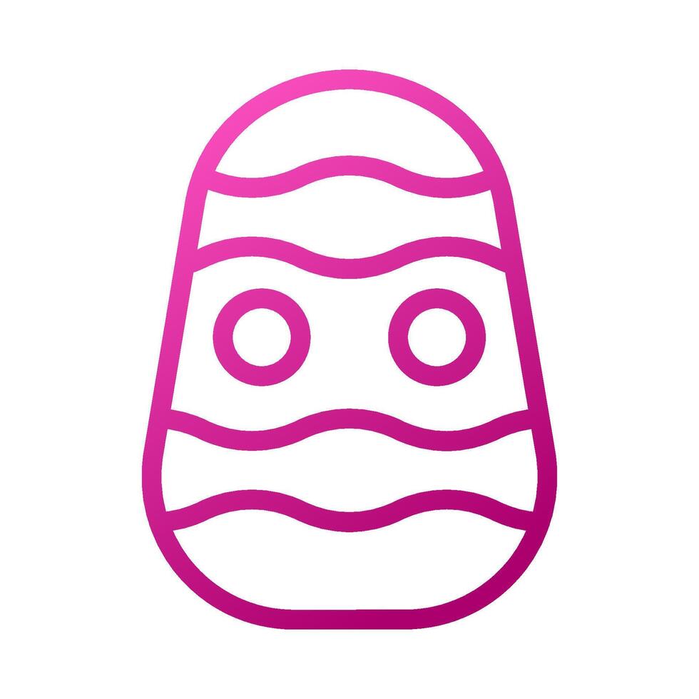 Egg Element gradient pink easter illustration vector