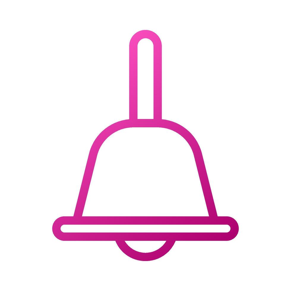 Bell Element gradient pink easter illustration vector