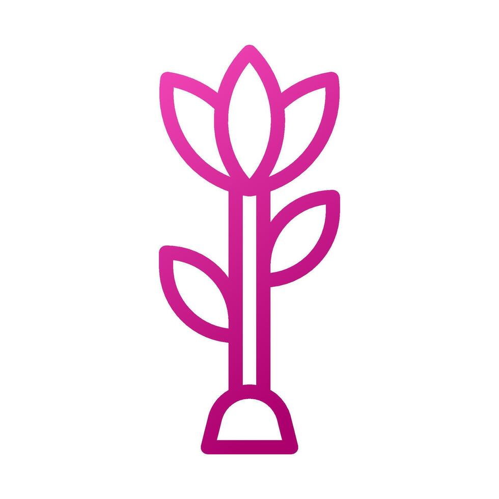 Flower Element gradient pink easter illustration vector