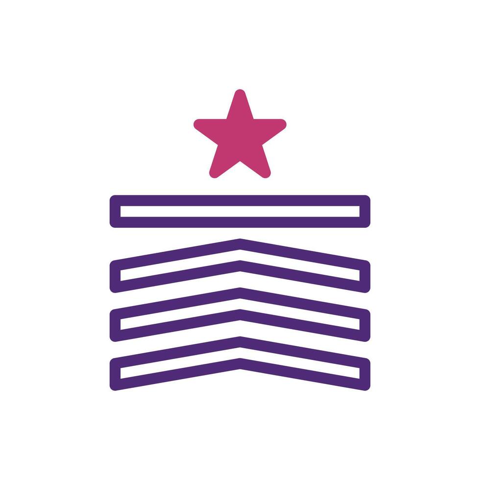 Badge Element duotone purple pink military illustration vector