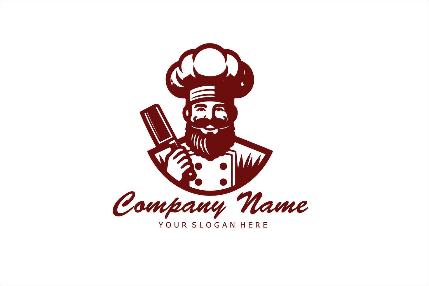 Kitchen Chef Logo Design vector