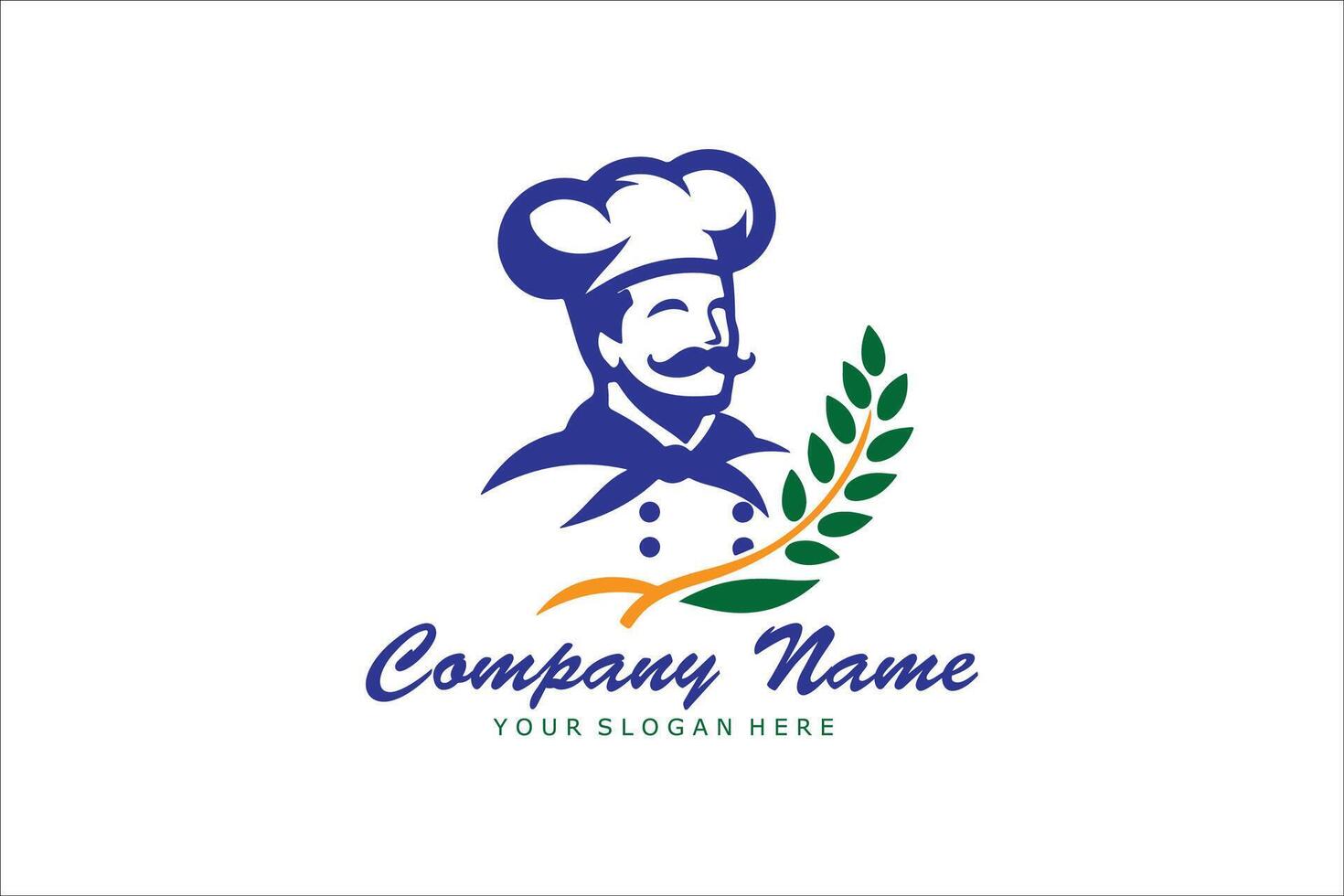 Kitchen Chef Logo Design vector