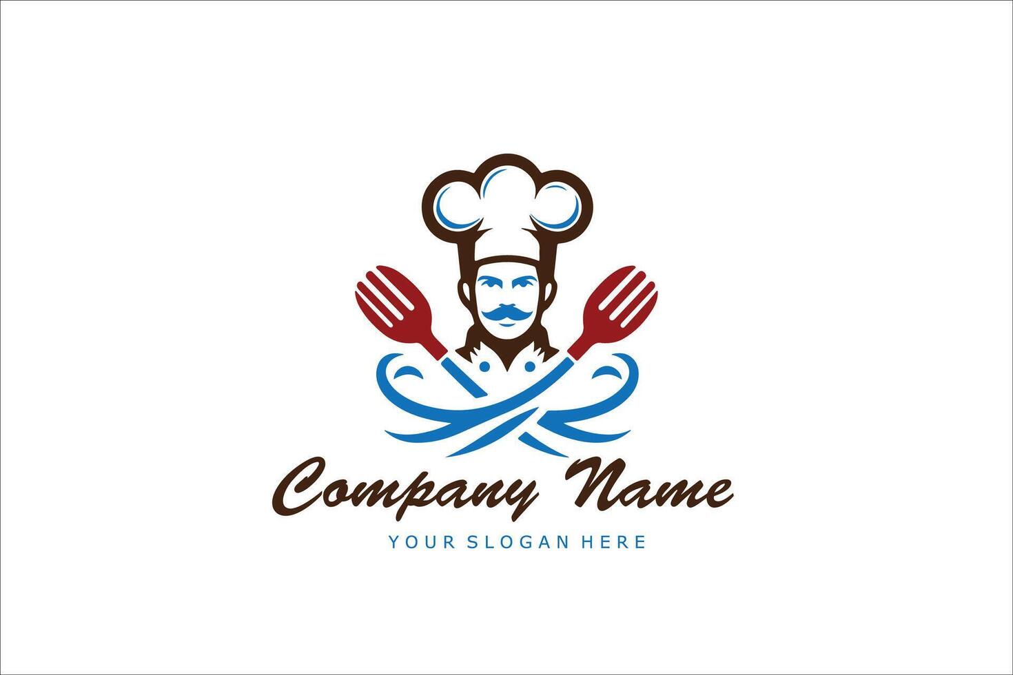 Kitchen Chef Logo Design vector