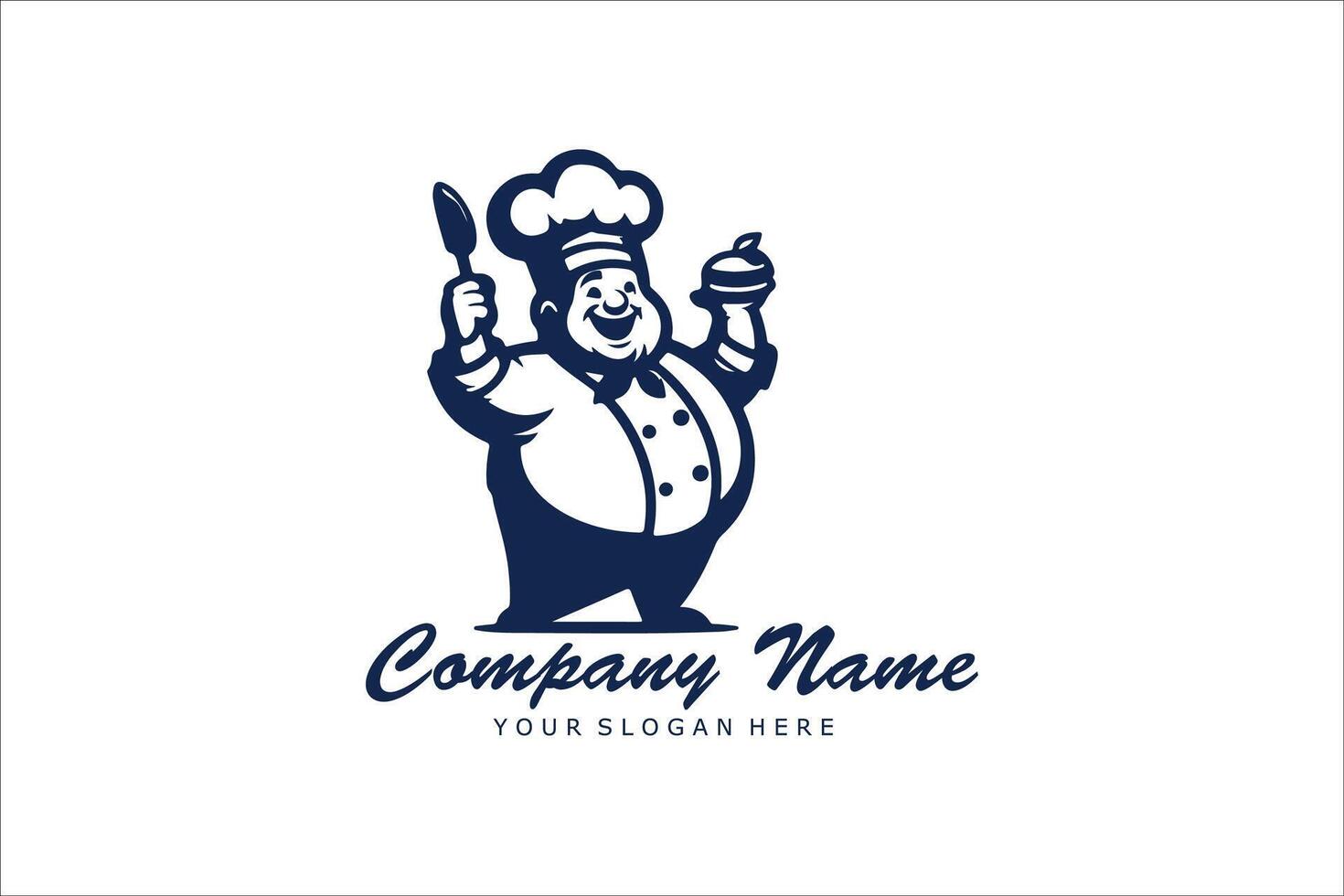 Kitchen Chef Logo Design vector