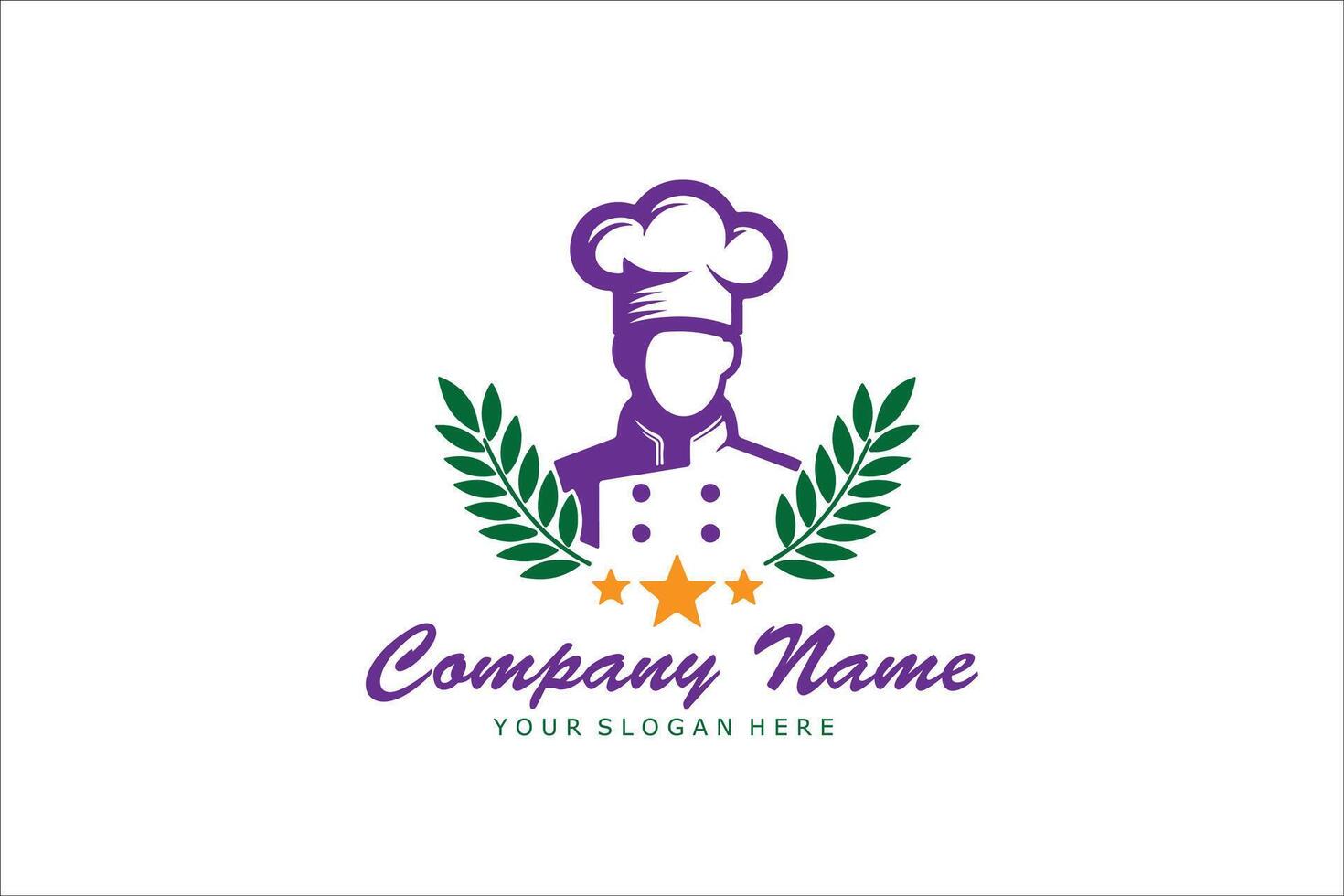 Kitchen Chef Logo Design vector