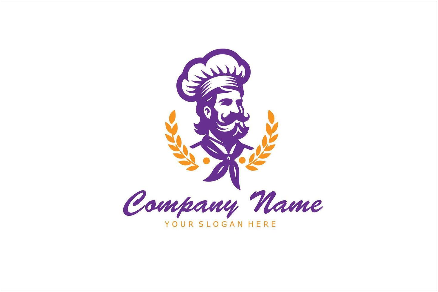 Kitchen Chef Logo Design vector