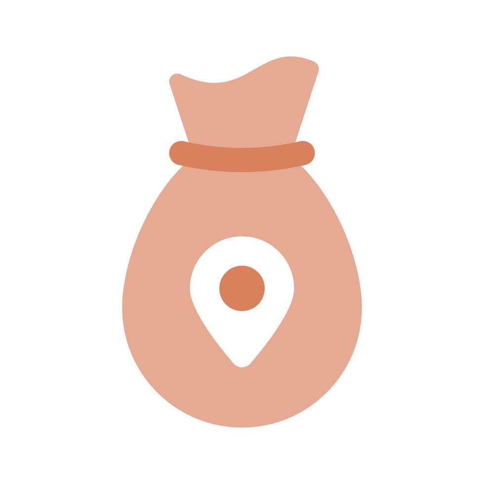 Well designed icon of bank location in modern style vector